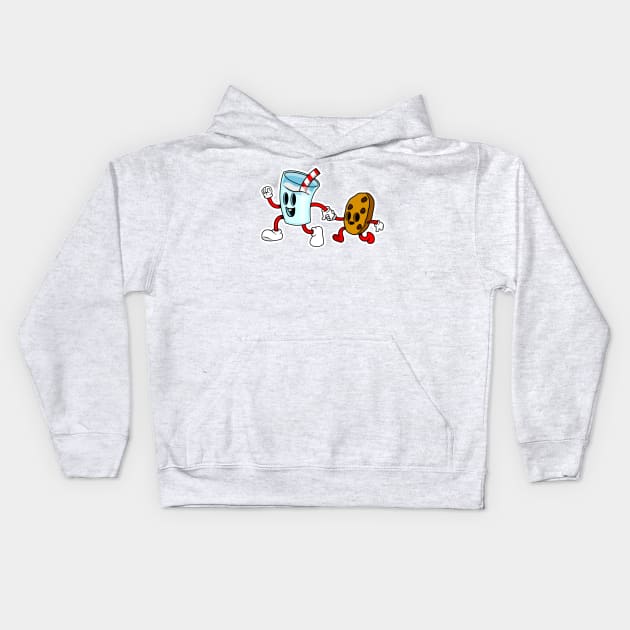 Milk N Cookie Kids Hoodie by Anrego